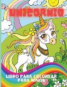 Unicornio Libro para colorear para niños