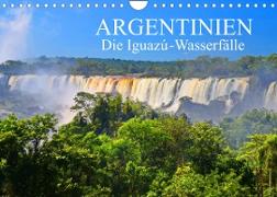 Argentinien. Die Iguazú-Wasserfälle (Wandkalender 2022 DIN A4 quer)