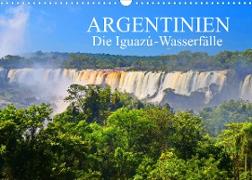 Argentinien. Die Iguazú-Wasserfälle (Wandkalender 2022 DIN A3 quer)