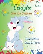 Coniglio Libro Da Colorare Per Bambini: Coniglio Alfabeto Disegni Da Colorare l Libro di attività interattiva per i bambini l imparare lettere ABC da