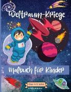 Weltraum-Kriege Malbuch für Kinder im Alter von 4-8 Jahren