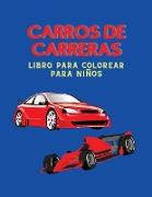 Carros de carreras Libro para colorear para niños