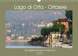 Lago di Orta - Ortasee (Wandkalender 2022 DIN A3 quer)