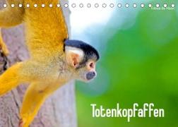 Totenkopfaffen (Tischkalender 2022 DIN A5 quer)