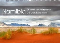 Namibia: Ein Traum von sanftem Licht und unendlicher Weite (Wandkalender 2022 DIN A3 quer)
