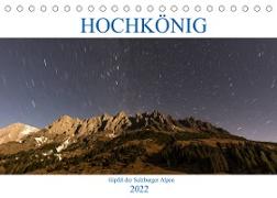 HOCHKÖNIG - Gipfel der Salzburger Alpen (Tischkalender 2022 DIN A5 quer)