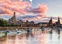 Dresden: Impressionen aus Stadt und Umgebung (Wandkalender 2022 DIN A3 quer)