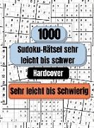 1000 Sudoku-Rätsel sehr leicht bis schwer, HARDCOVER