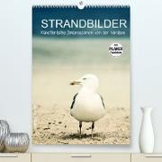 Strandbilder - Künstlerische Impressionen von der Nordsee (Premium, hochwertiger DIN A2 Wandkalender 2022, Kunstdruck in Hochglanz)