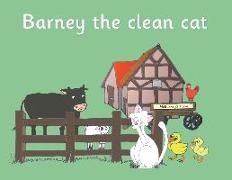 Barney the clean cat