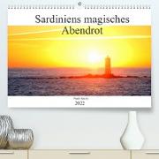 Sardiniens magisches Abendrot (Premium, hochwertiger DIN A2 Wandkalender 2022, Kunstdruck in Hochglanz)