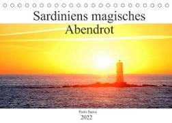 Sardiniens magisches Abendrot (Tischkalender 2022 DIN A5 quer)