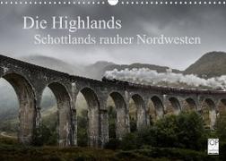 Die Highlands - Schottlands rauher Nordwesten (Wandkalender 2022 DIN A3 quer)
