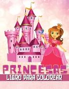 Libro para Colorear de Princesas: : Gran regalo para niños de 2 a 4 años, 4 a 8 Hermosas Ilustraciones de Princesas para Colorear