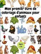 Mon premier livre de coloriage d'animaux pour enfants