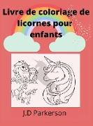 Livre de coloriage de licornes pour enfants