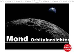 Mond Orbitalansichten (Wandkalender 2022 DIN A4 quer)