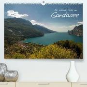Die schönste Seite am Gardasee (Premium, hochwertiger DIN A2 Wandkalender 2022, Kunstdruck in Hochglanz)