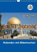 Jerusalem Kalender mit Bibelworten und Planer! (Wandkalender 2022 DIN A4 hoch)