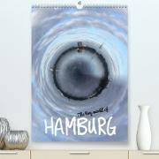 The tiny world of HAMBURG (Premium, hochwertiger DIN A2 Wandkalender 2022, Kunstdruck in Hochglanz)