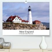New England - 12 Monate Indian Summer (Premium, hochwertiger DIN A2 Wandkalender 2022, Kunstdruck in Hochglanz)