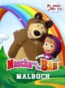 Mascha und der Bär Malbuch für Kinder Alter 4-8