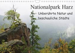 Nationalpark Harz Unberührte Natur und beschauliche Städte (Wandkalender 2022 DIN A4 quer)