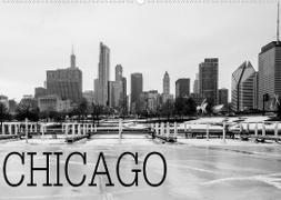 Icy Chicago (Wandkalender 2022 DIN A2 quer)