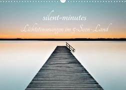 silent minutes - Lichtstimmungen im 5-Seen-Land (Wandkalender 2022 DIN A3 quer)