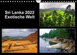 Sri Lanka 2022 - Exotische Welt (Wandkalender 2022 DIN A4 quer)