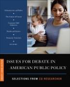 Issues for Debate in American Public Policy