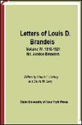 Letters of Louis D. Brandeis: Volume IV, 1916-1921: Mr. Justice Brandeis