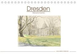 Dresden - Malerische Ansichten (Tischkalender 2022 DIN A5 quer)