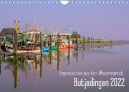 Impressionen aus dem Wesermarsch - Butjadingen 2022 (Wandkalender 2022 DIN A4 quer)