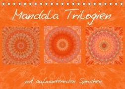 Mandala TrilogienAT-Version (Tischkalender 2022 DIN A5 quer)