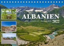 Albanien - wild, authentisch, abenteuerlich (Tischkalender 2022 DIN A5 quer)