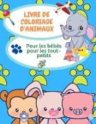 Livre de coloriage des bébés animaux pour les tout-petits