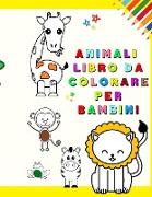 Animali Libro da Colorare per Bambini