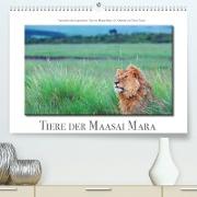Tiere der Maasai Mara (Premium, hochwertiger DIN A2 Wandkalender 2022, Kunstdruck in Hochglanz)
