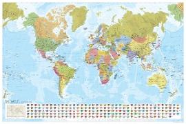 MARCO POLO Weltkarte - Staaten der Erde mit Flaggen (politisch) 1:35 Mio