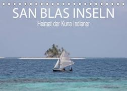 SAN BLAS INSELN Heimat der Kuna Indianer (Tischkalender 2022 DIN A5 quer)