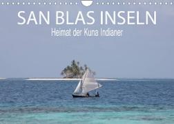 SAN BLAS INSELN Heimat der Kuna Indianer (Wandkalender 2022 DIN A4 quer)