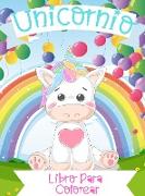 Libro para colorear de unicornios para niños de 4 a 8 años