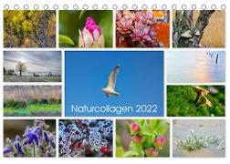 Naturcollagen 2022 (Tischkalender 2022 DIN A5 quer)