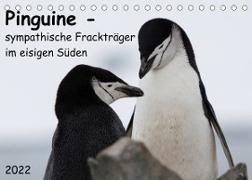 Pinguine - sympathische Frackträger im eisigen Süden (Tischkalender 2022 DIN A5 quer)