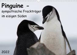 Pinguine - sympathische Frackträger im eisigen Süden (Wandkalender 2022 DIN A3 quer)