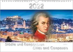 Komponisten-Kalender, ein Musik-Kalender 2022, DIN A3