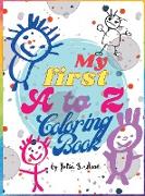 My First A-Z Coloring Book