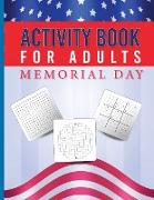 Activity Book for Adults Memorial Day