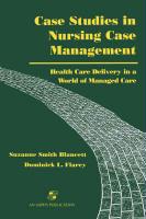 Case Studies in Nursing Case Management